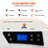 Industrial Sewing Machine, 550W Servo Motor and Table Stand, 5000s.p.m Heavy-duty Lockstitch Sewing Machine, Clear Control Panel and Electro-mechanization Intelligent Start-stop for Easy Use