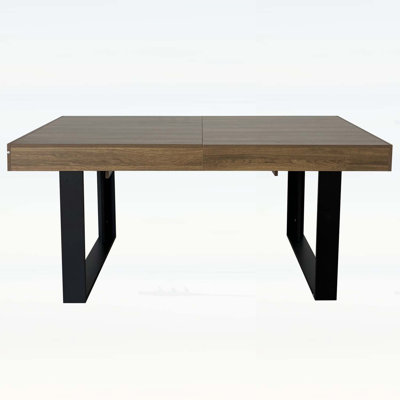 Modern Farmhouse Wooden Kitchen Expanding Table