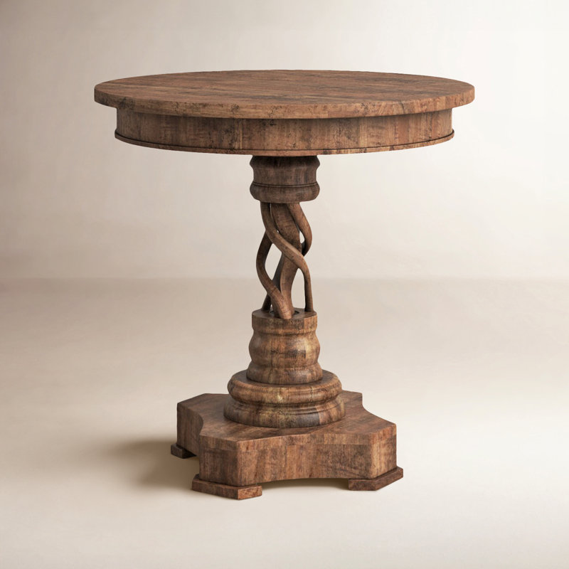 Table de bout Corwith, Brun naturel