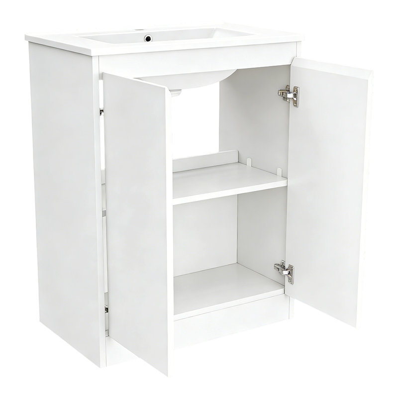 500mm Single Bathroom Vanity with Undermount Ceramic Basin