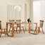Ensemble de tables rétro et élégantes en bois massif-106220298