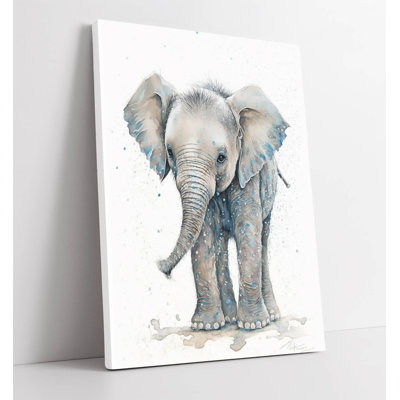 Elephant baby nursery Art Canvas Wall Art Print Picture