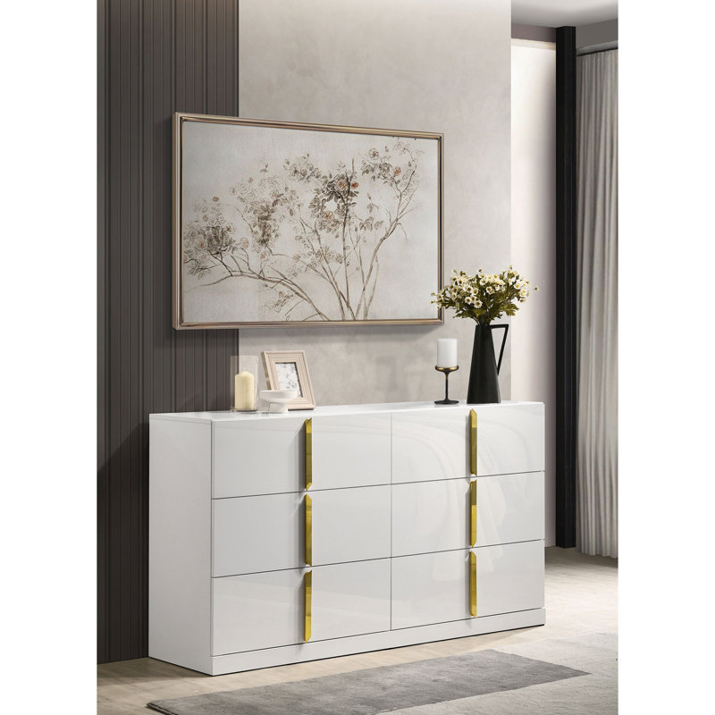 Commode 6 tiroirs Lauryn