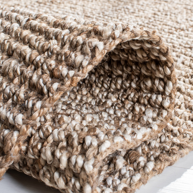 Tapis en jute tissé à la main Simra, Rectangle 9 pi x 12 pi