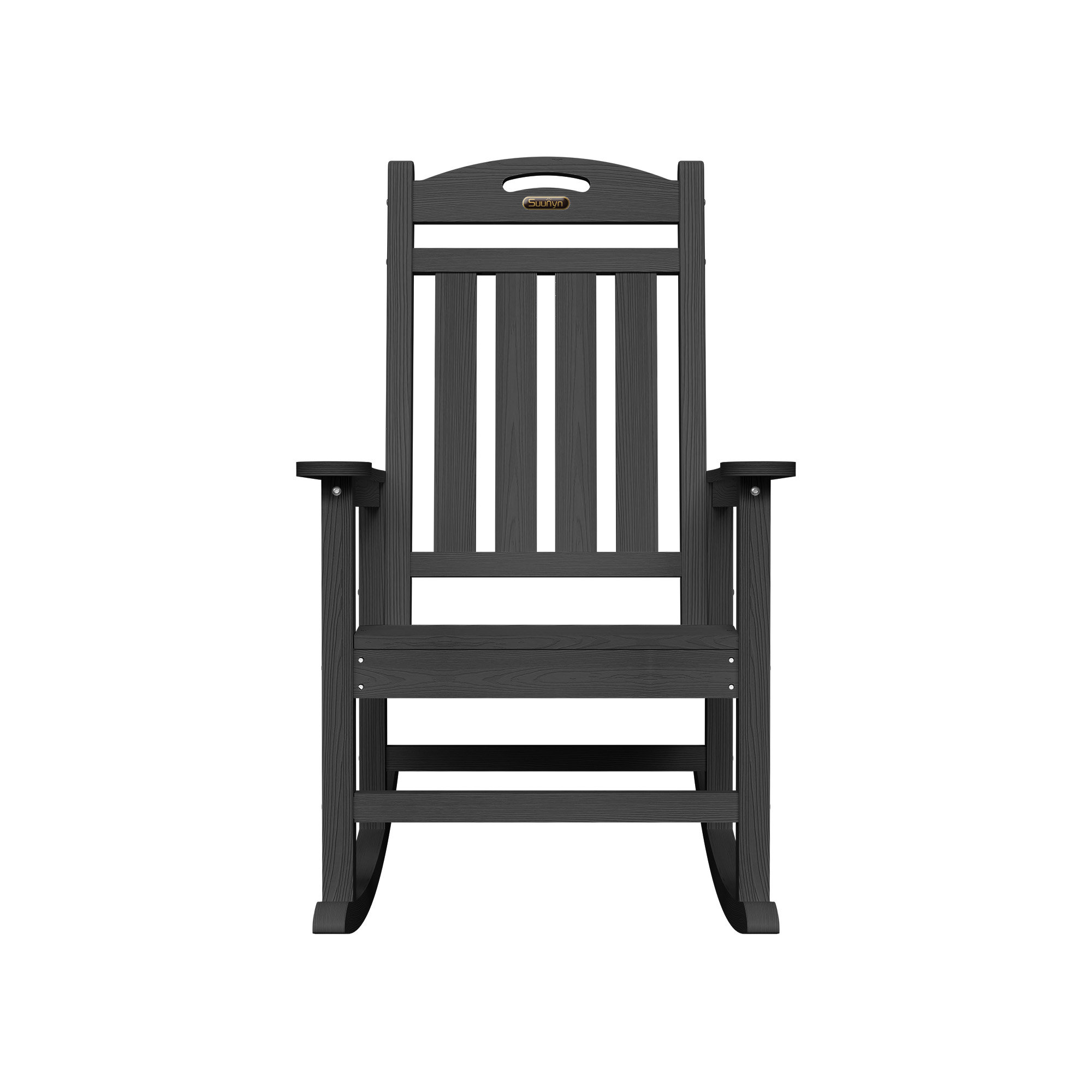 Winston Porter HDPE Rocking Adirondack Chair Rocking Fire Pit Chairs ...