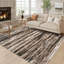 Large Dining Room Rug 10x13 Machine Washable Modern Abstract Accent Carpet, Non-Slip Contemporary Indoor Mat, Foldable Thin Floor Cover-114079610