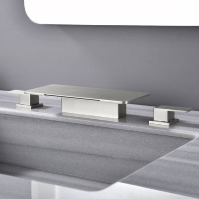 Deck Mounted Waterfall Roman Tub Faucet
