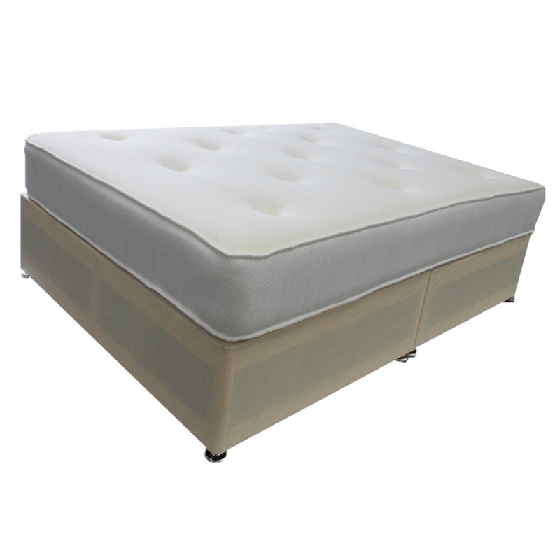 Memory Bed with Mattress, Small Double (4'), No Drawer