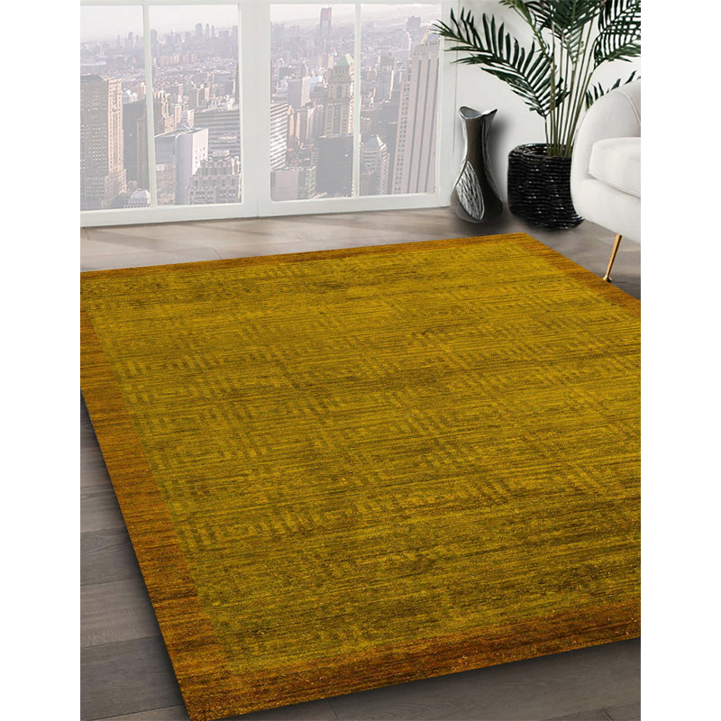 Tapis abstrait moderne Villisca, Carré 4 pi