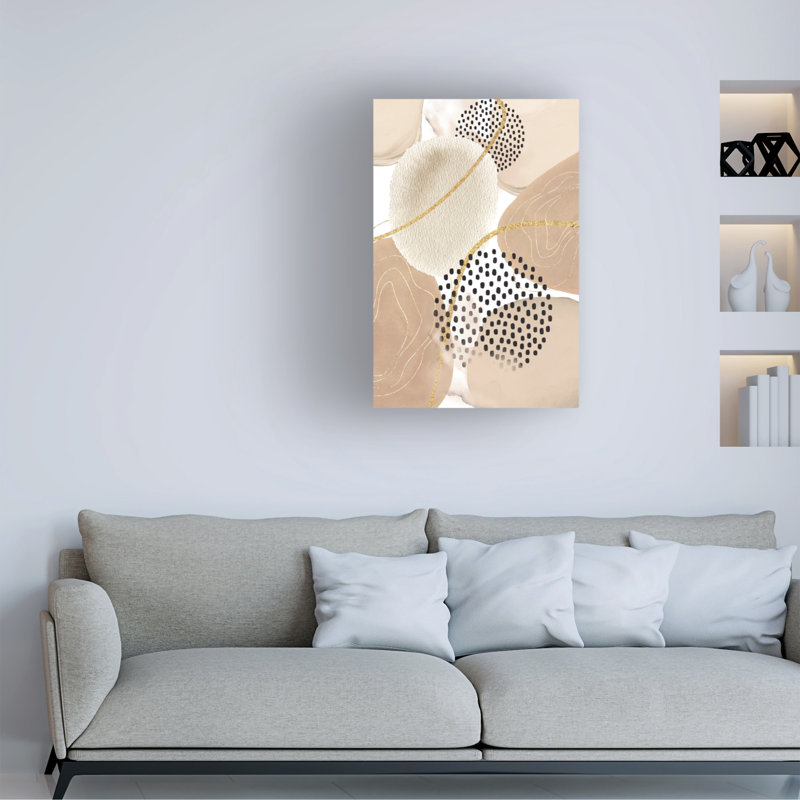 «Jealous Beige 2» sur toile par Sally Ann Moss