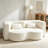 Modern Floor Sofa with 2 Pillows-1601972624-1601972626