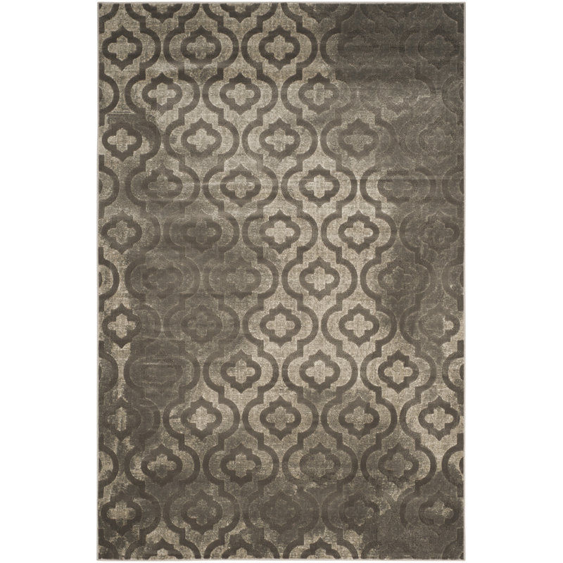 Tapis gris / gris anthracite Danine, Rectangle 6 pi x 9 pi
