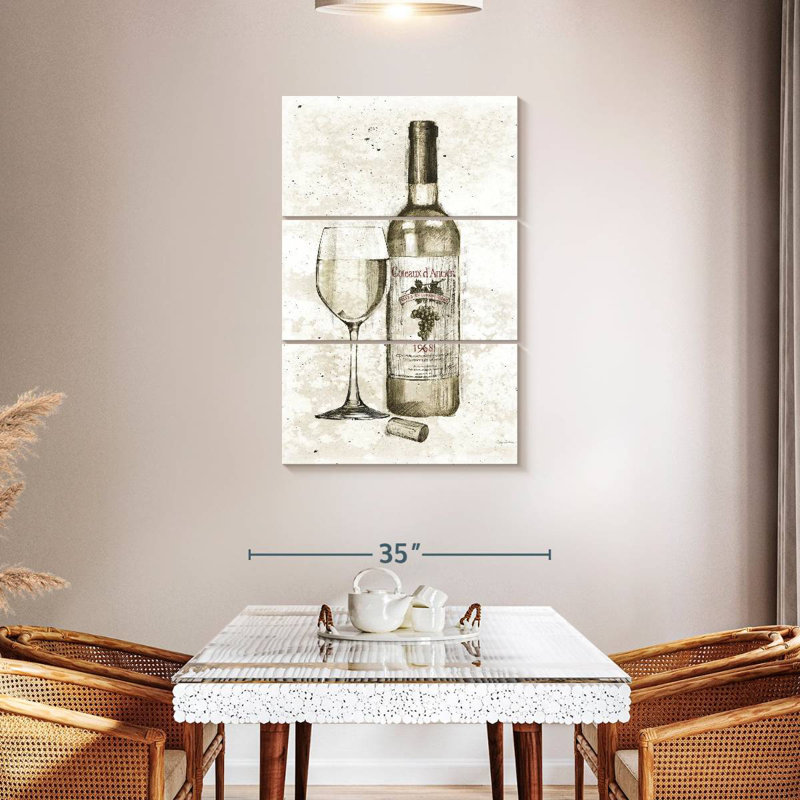Yarlin Pencil Wine II, 45" H x 28" W