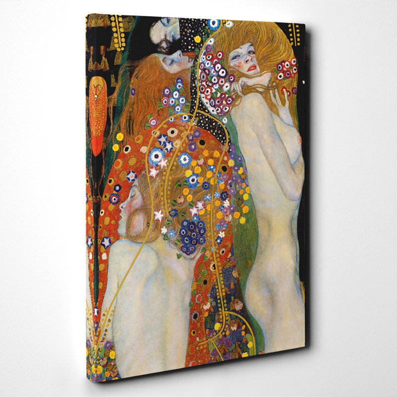 Gustav Klimt - Wrapped Canvas Painting, 76cm H x 50cm W