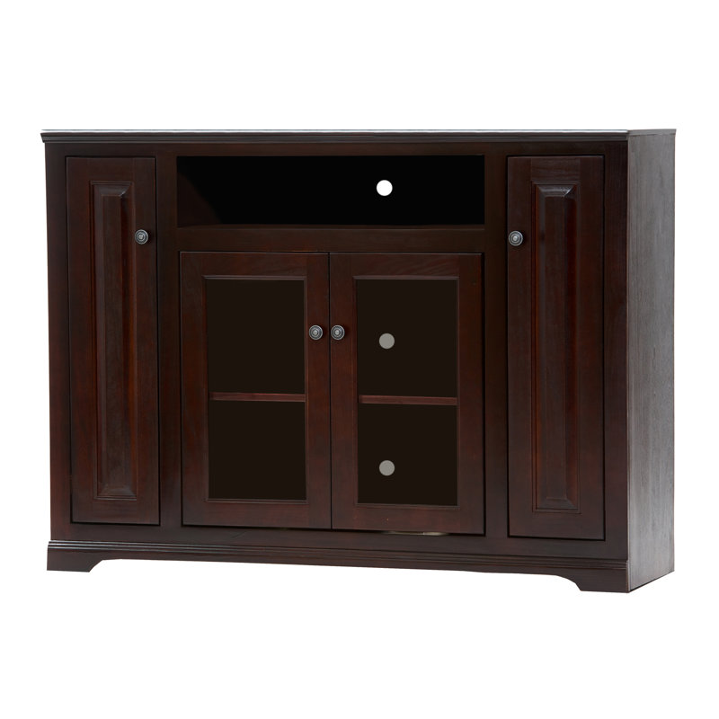 Marienthal Unfinished TV Stand for TVs up to 50", Chocolate Mousse