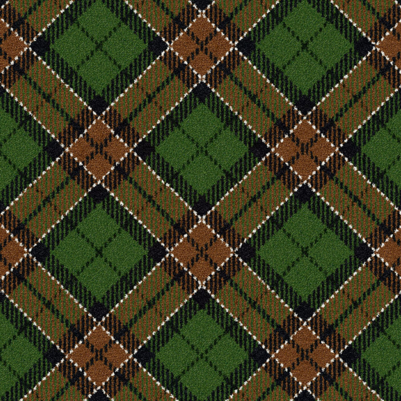 Ligaya Christmas Plaid Cedar Area Rug, Rectangle 5'4" x 7'8"