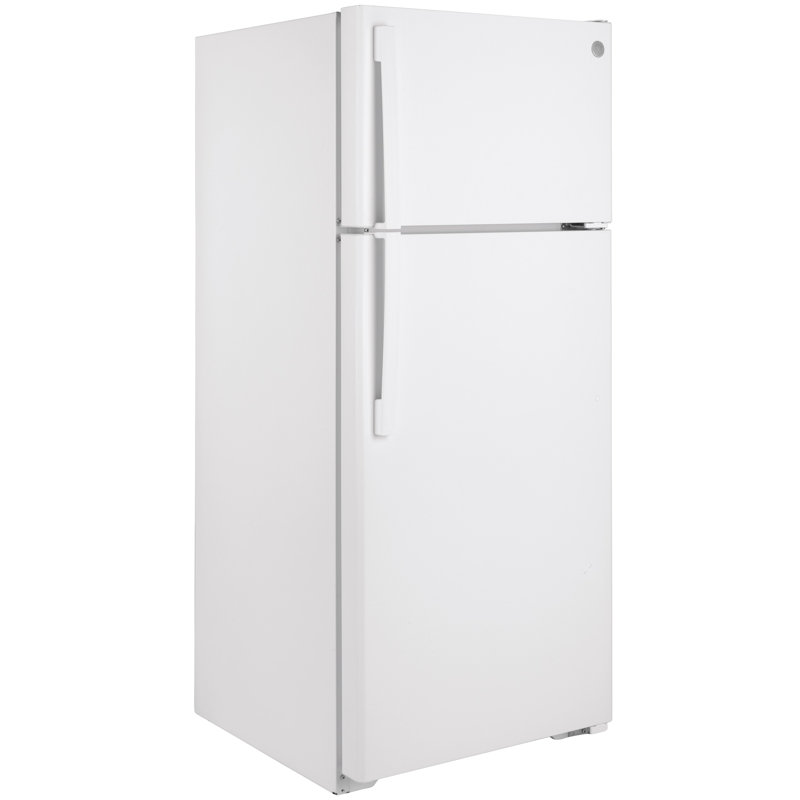 28" Counter Depth Top Freezer 17.5 cu. ft. Refrigerator, White