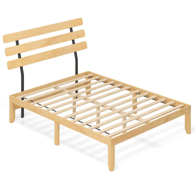 Bed, Kingsize (5'), Yellow