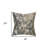 Natural Taupe Marbled Pattern Throw Pillow
