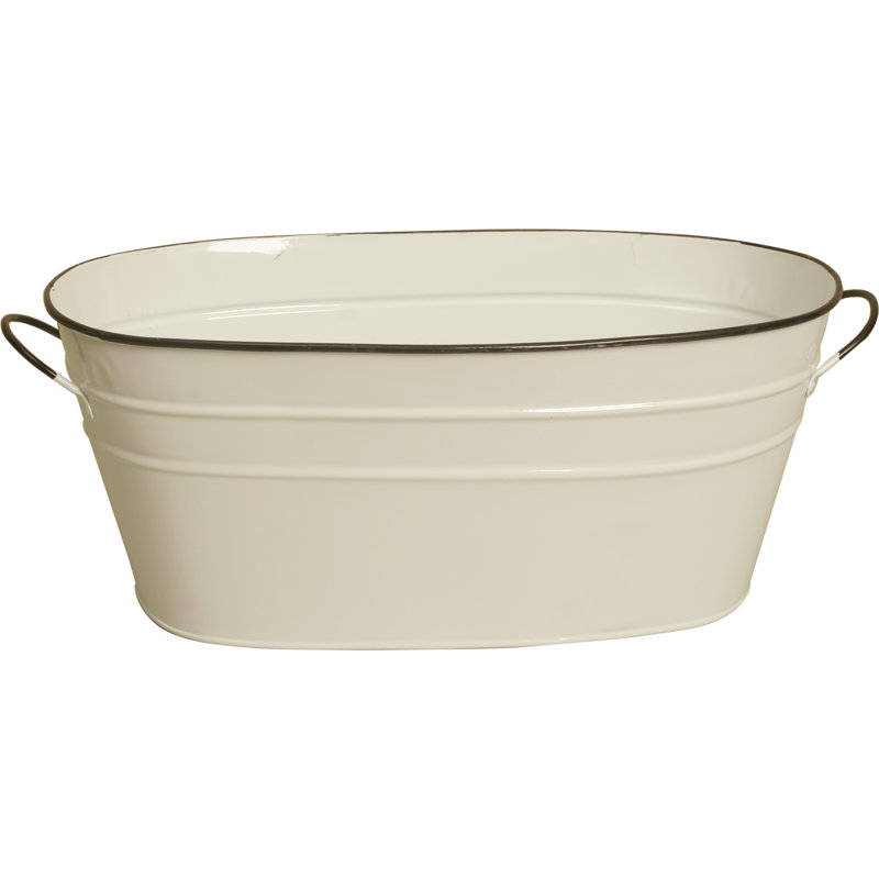 Pot à fleur Veltri, H 5,75 po x l 13,5 po x P 7,5 po