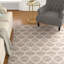 Tapis brun clair / beige tissé à la machine Molly-564473030