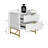 Barbeau Modern Fluted Nightstand With 2 Drawers-1391041391