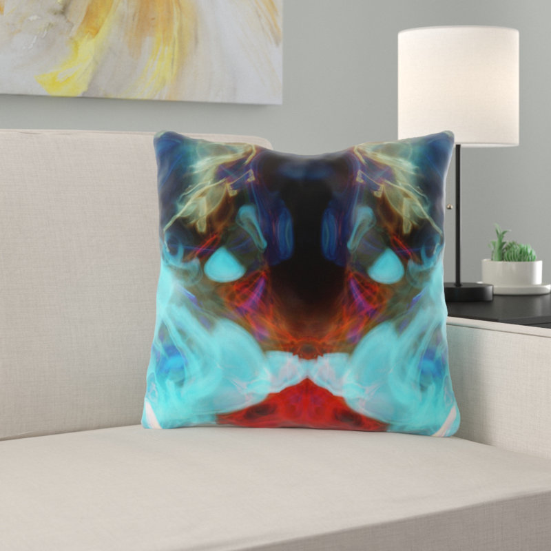 Coussin décoratif Bergmann, Microsuède, Intérieur