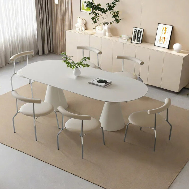 Modern simple light luxury dining table