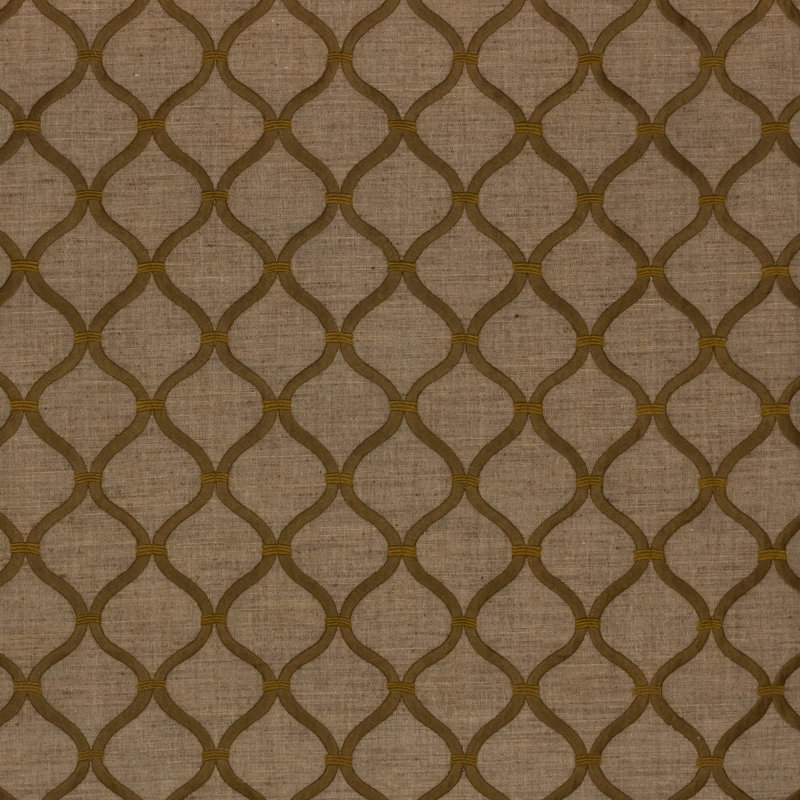 Tissu treillis romesco Prive, Caramel