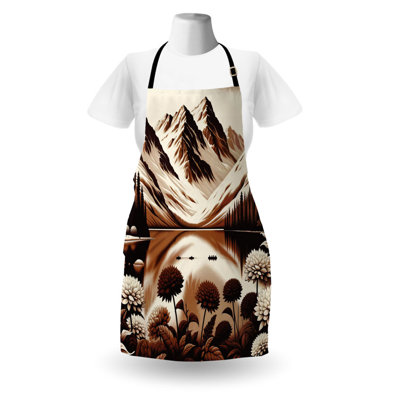 No Pattern Bib Apron
