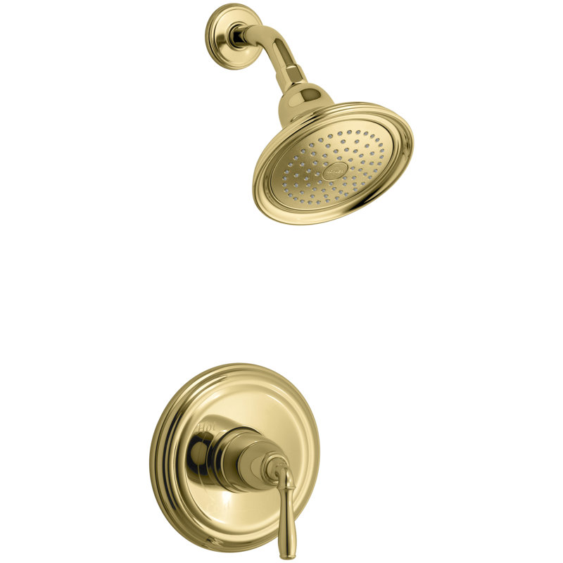 Robinet de douche à pression équilibrée Devonshire®, Laiton poli éclatant