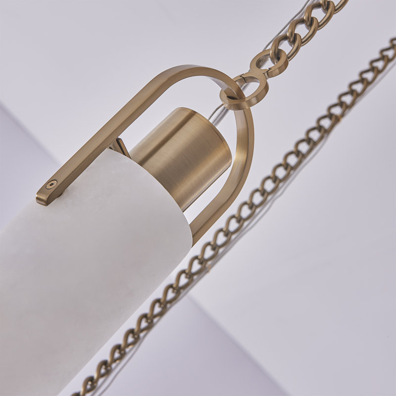 Flint 5 LT Winter Brass Multi-Pendant Kalco