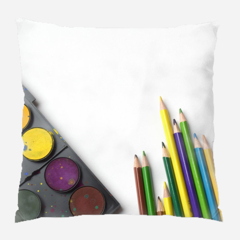 Coussin de retour à l’école Bakerstown, Microsuède, Intérieur 