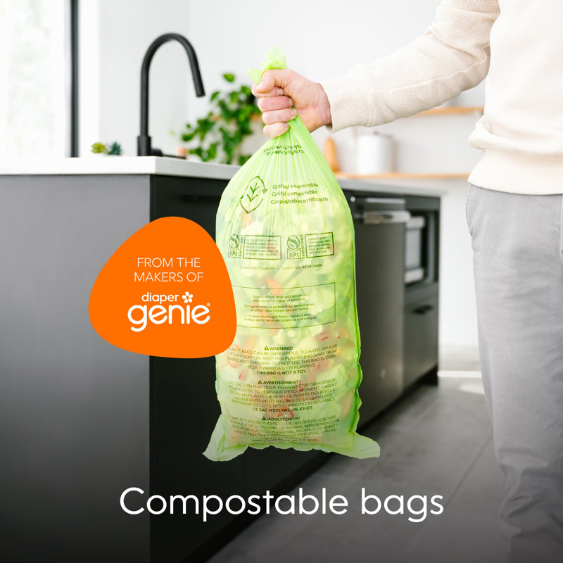 Sacs poubelle en fibres naturelles 3,6 gallons