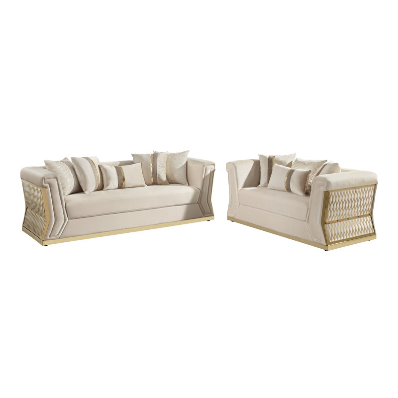 Rosellini D6774816446D4BC4BE5692BBE0CD2B4D, 2 Pcs: Loveseat, Sofa