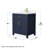 Beckett 30" Freestanding Single Bathroom Vanity with Cultured Marble Top-61870899-61870901-61870904