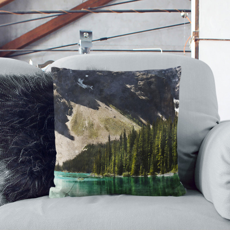 Square Cushion, 40cm H x 40cm W x 15cm D, White