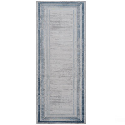2X8 Bordered Runner Rug