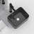 PLUSTEEL 12'' Ceramic Rectangular Bathroom Sink