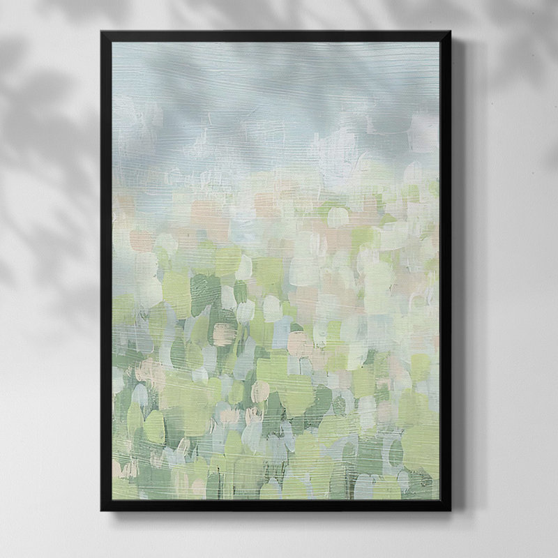 Dorset Shapes I, reproduction encadrée, Toile encadrée noire, Pas de tapis