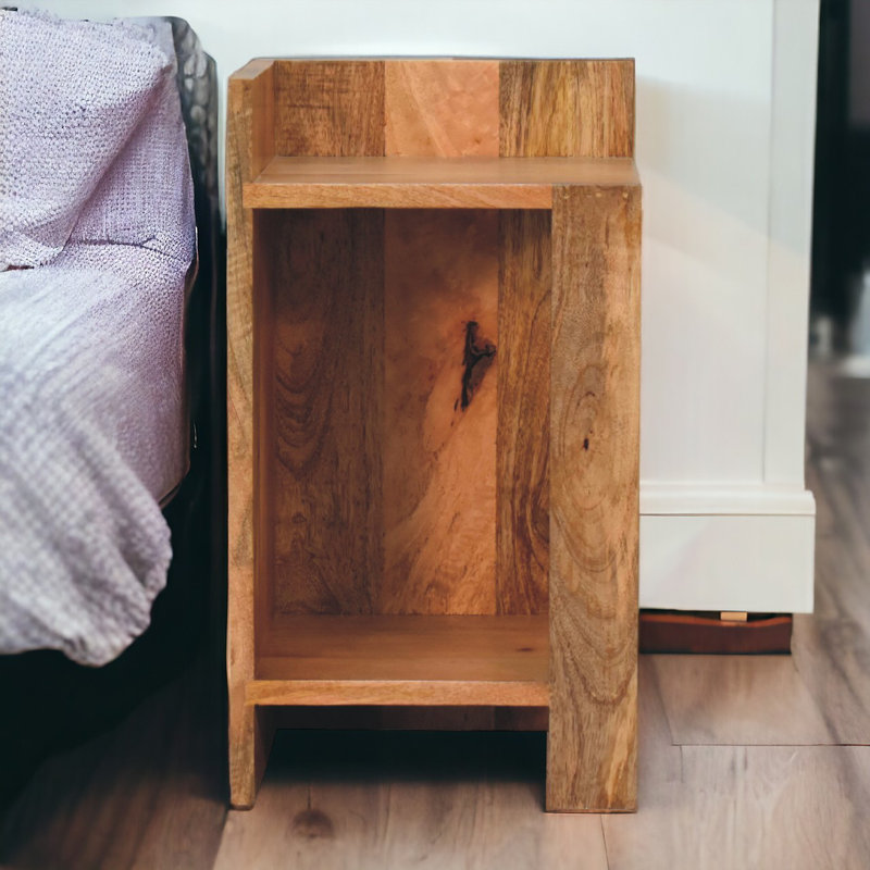 Sebastien 28cm W Solid Wood Bedside Table