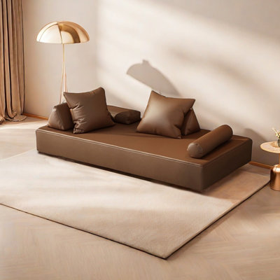 Chaise longue intérieure confortable, siège large