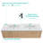 Clarion 72" Double Bathroom Vanity With Sink Combo
