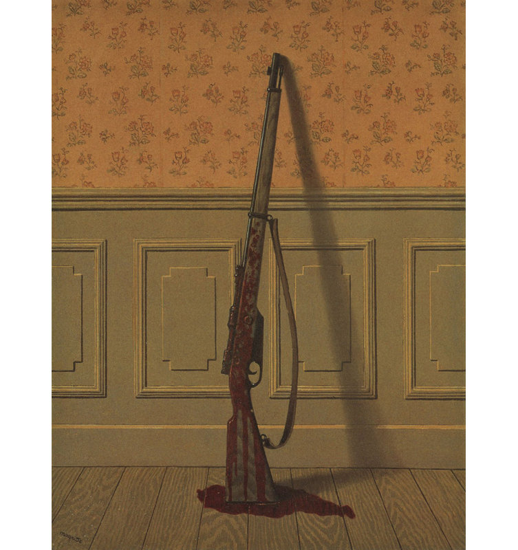 The survivor, 48'' H x 36'' W