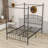 Ebrahima Metal Canopy Bed with Headboard-1976858343-1976858340