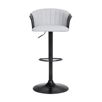 Jerahmy Modern Adjustable Swivel Metal Bar Stool
