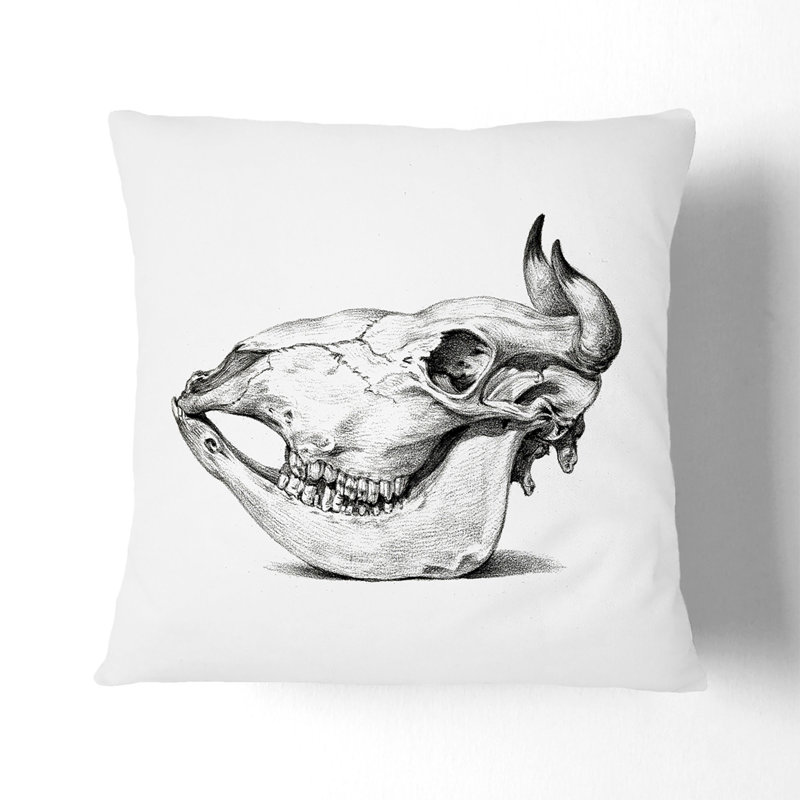 Square Cushion, 40cm H x 40cm W x 15cm D, Stone