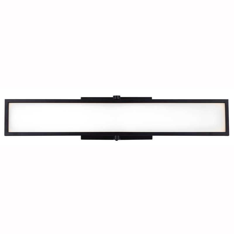 Lydian Dimmable LED Bath Bar, Matte Black