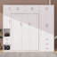 Lit escamotable avec rangement et garde-robe-2035522500