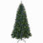 Arbre de Noël vert 7 pi avec 400 lumières DEL RVB contrôlées par le Wi-Fi, 1063 pointes en PVC, 38 fonctions d'éclairage, synchro musicale, structure à charnières et support en métal - arbre des Fêtes contrôlé par une application intelligente-303853917